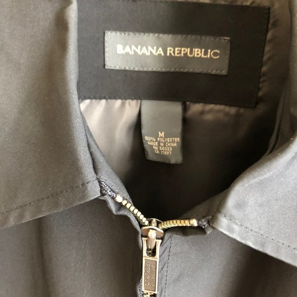 Banana Republic mens black jacket size M medium - Picture 5 of 5
